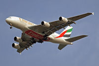 A6-EDM @ EGLL - Airbus A380-861 [042] (Emirates Airlines) Home~G 28/03/2011. On approach 27R. - by Ray Barber