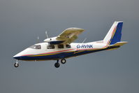 G-RVNK @ EGSH - Landing at Norwich. - by Graham Reeve