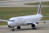 F-GTAO @ LFML - Airbus A321-211, Taxiing to holding point rwy 31R, Marseille-Provence Airport (LFML-MRS) - by Yves-Q