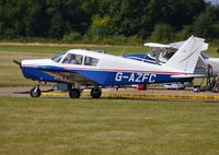 G-AZFC @ EGLM - Piper Cherokee 140 at White Waltham. - by moxy
