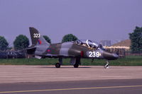 XX323 @ LFPB - Hawk T.1 of the Royal Air Force at Le Bourget 1981 - by Van Propeller