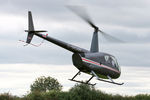 G-MGWI @ X5FB - Robinson R44 Astro, Fishburn Airfield, September 27th 2009. - by Malcolm Clarke