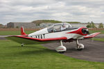 G-AXAT @ EGBR - Jodel D112 at The Real Aeroplane Company's May-hem Fly-in Breighton Airfield, May 5th 2013 - by Malcolm Clarke