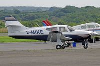 2-MIKE @ EGFH - Commander, Guernsey Channel Islands based, previously N6048B, seen parked up. - by Derek Flewin