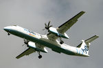 G-JECJ @ EGNT - De Havilland Canada DHC-8-402Q, Newcastle Airport, March 7th 2007. - by Malcolm Clarke