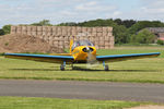 G-AYFE @ EGBR - Rollason Druine D-62C Condor at The Real Aeroplane Company's Jolly June Jaunt, Breighton Airfield, 2013. - by Malcolm Clarke