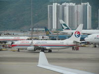 B-5100 @ VHHH - on crowded apron at HKG - by magnaman