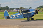 G-LCGL @ EGBR - Comper CLA7 Swift Replica at The Real Aeroplane Company's Jolly June Jaunt, Breighton Airfield, June 2nd 2013. - by Malcolm Clarke