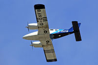 G-OXFB @ EGFF - Seneca V, Oxford Aviation Academy Oxford based, previously N34646, seen in the overhead. - by Derek Flewin
