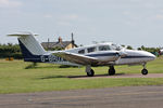 G-BRUX @ EGTC - Piper PA-44-180 Seminole, Cranfield Airport, June 2013. - by Malcolm Clarke