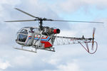 HA-PPC @ EGBR - Sud Aviation SA.318B Alouette II at Breighton Airfield during the September 2010 Helicopter Fly-In. - by Malcolm Clarke