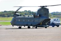 ZH775 @ EGFH - RAF Chinook helicopter brought up to HC.4 standards.i - by Roger Winser