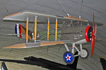 G-BFYO @ EGSU - SPAD XIII Replica. American Air Museum, Duxford Airfield, July 1st 2013. - by Malcolm Clarke