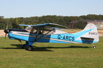 G-ARCS @ EGBR - Auster D6-180. Hibernation Fly-In, The Real Aeroplane Company, Breighton Airfield, October 7th 2012. - by Malcolm Clarke