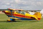 G-ICAS @ EGBR - Aviat Pitts S-2B at The Real Aeroplane Company's Wings & Wheels Weekend, Breighton Airfield, September 2nd 2012. - by Malcolm Clarke