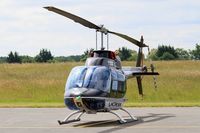 F-HUBA @ LFHY - Bell 206B JetRanger III, Parking area, Moulins - Montbeugny Airport (LFHY-XMU) - by Yves-Q