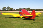 G-BGMJ @ EGBR - Gardan GY-201 Minicab, Hibernation Fly-In, The Real Aeroplane Company, Breighton Airfield, October 7th 2012. - by Malcolm Clarke