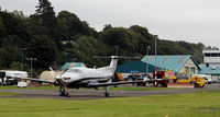 D-FBVB @ EGPN - On one of its frequent visits to Dundee - by Clive Pattle