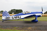 G-NPKJ @ EGBR - Vans RV-6 at The Real Aeroplane Club's Summer Madness Fly-In, Breighton Airfield, August 2012. - by Malcolm Clarke
