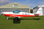 G-BKTZ @ X5FB - Slingsby T67M Firefly at Fishburn Airfield, October 2010. - by Malcolm Clarke