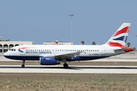 G-DBCH @ LMML - A319 G-DBCH British Airways - by Raymond Zammit