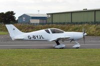 G-BYJL @ EGCF - G-BYJL departing sandtoft. - by Roverscal