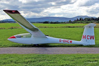 G-DHCW @ X6AB - Out to grass at Aboyne - by Clive Pattle