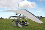 G-CCCG @ X5ES - Mainair Pegasus Quik at The Great North Fly-In, Eshott Airfield, Northumberland, September 22nd 2012. - by Malcolm Clarke