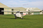 G-BSUX @ X5FB - Carlson Sparrow ll at Fishburn Airfield, October 2010. A rare aircraft, one of only two on the UK register. - by Malcolm Clarke