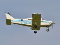 G-BASN @ EGHH - Resident on finals to 08 - by John Coates