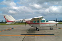 VH-NRE @ YMEN - Cessna 337G Super Skymaster [337-01807] (Australasian Jet) Melbourne-Essendon~VH 18/09/2004 - by Ray Barber