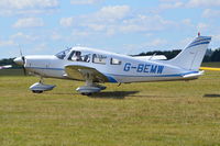 G-BEMW @ EGLM - Piper Cheokee Archer II with modified colour scheme at White Waltham. Ex N9566N - by moxy