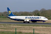 EI-DYE @ LFRB - Boeing 737-8AS, Take off run rwy 07R, Brest-Bretagne Airport (LFRB-BES) - by Yves-Q