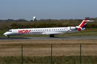F-HMLM @ LFRB - Bombardier CRJ-1000, Taxiing to holding point rwy 07R, Brest-Bretagne Airport (LFRB-BES) - by Yves-Q