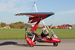 G-CWIC @ EGBR - Mainair Pegasus Quik at The Real Aeroplane Club's Pre-Hibernation Fly-In, Breighton Airfield, October 2013. - by Malcolm Clarke