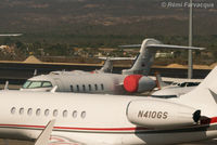 N518GS @ MMSD - Parked north of main terminal building in private craft area. Photo shot from another aircraft. - by Remi Farvacque