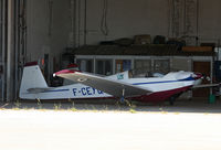 F-CEYQ @ LFMP - Photographed in the hangar at Perpignan - by Paul Daly