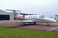 N224CJ @ EGBJ - Cessna CitationJet [525-0224] (Janabeck Aviation Inc) Staverton~G 16/03/2011 - by Ray Barber