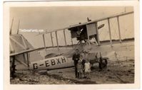 G-EBXH - Photo taken 1928? Probably at or near Portsmouth (My Mother is the 5 year old girl!) - by Family of Pete Smee