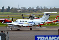 G-CGAW @ EGBJ - Beech 200 Super King Air [BB-700] Staverton~G 18/03/2011 - by Ray Barber