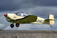 G-AZHC @ EGBR - Departing to the west - by glider