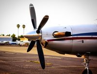 N168AJ @ KRHV - Stratos Partners LLC (Los Gatos, CA) 2000 Pilatus PC 12/45 parked on the ramp at Reid Hillview Airport, San Jose, CA. - by Chris Leipelt