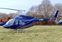 G-BBCA @ EGBC - Bell 206B-2 Jet Ranger II [1101] (Heliflight) Cheltenham Racecourse~G 13/03/2008 - by Ray Barber