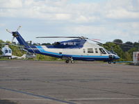 M-ABLE @ EGTF - Sikorsky S-76D at Fairoaks. Ex N7668H - by moxy