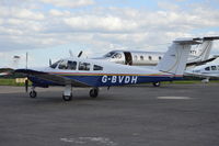 G-BVDH @ EGTF - Piper PA-28RT-2-1 Cherokee Arrow IV at Fairoaks. Ex N2176L - by moxy