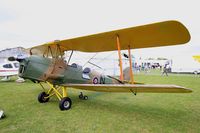 F-AZEI @ LFFQ - De Havilland DH-82A Tiger Moth II, Static display, La Ferté-Alais Airfield (LFFQ) Air Show 2015 - by Yves-Q