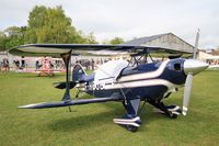 F-HBOB @ LFFQ - Aviat Pitts S-2B, Static display, La Ferté-Alais Airfield (LFFQ) Air Show 2015 - by Yves-Q