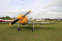 G-JYAK @ LFFQ - Yakovlev YAK-50, Static display, La Ferté-Alais Airfield (LFFQ) Air Show 2015 - by Yves-Q