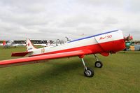 G-BTZB @ LFFQ - Yakovlev Yak-50 , Static display, La Ferté-Alais Airfield (LFFQ) Air Show 2015 - by Yves-Q