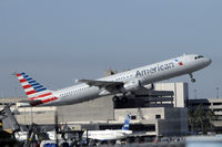 N568UW @ PBI - Sporting new American Airlines livery - by Bruce H. Solov